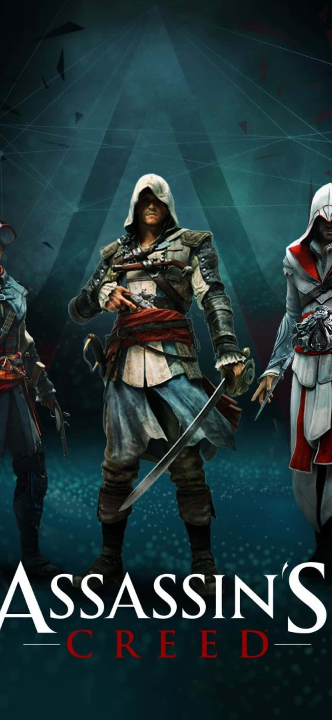 Labanan ang pinakamalakas na kaaway sa Assassin's Creed Origins sa iPhone X Wallpaper