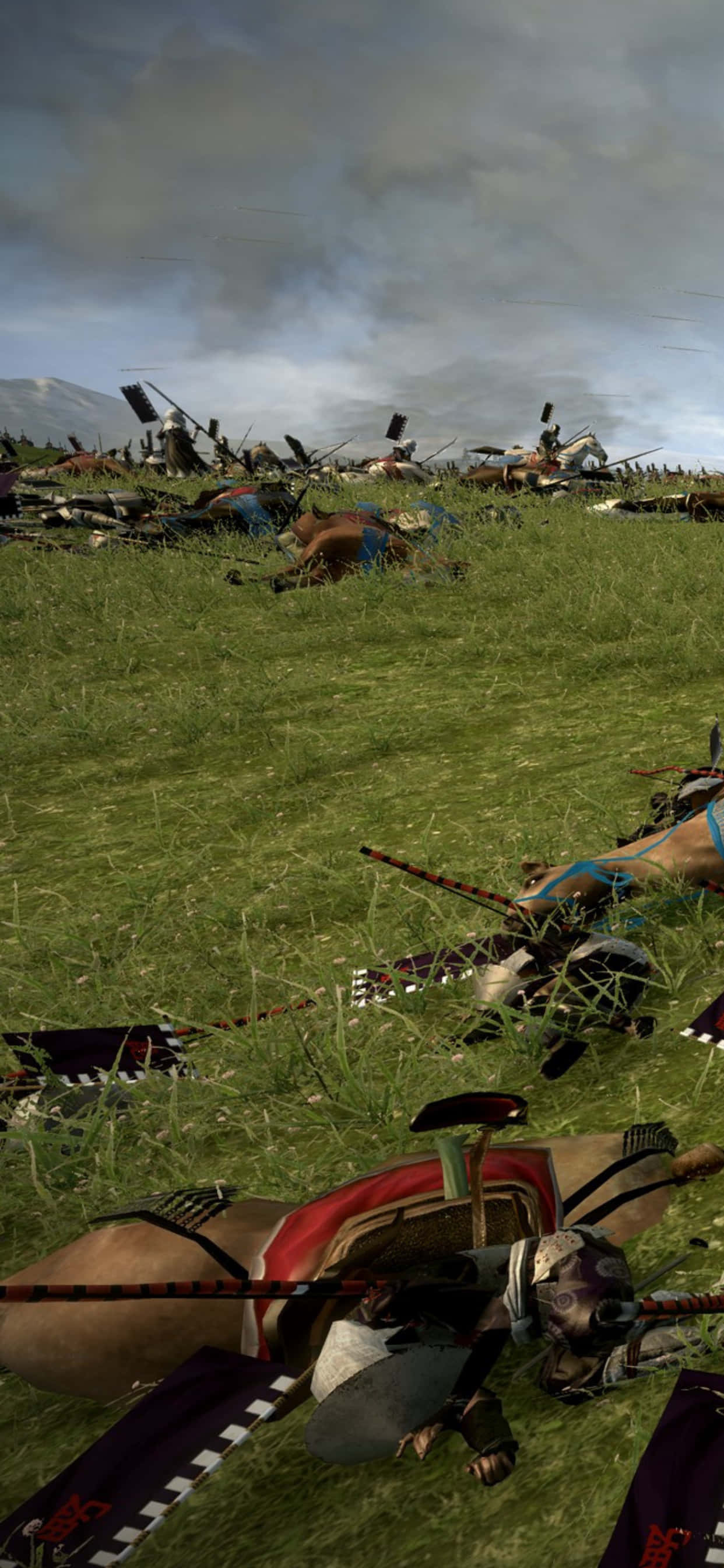 Labanan hanggang kamatayan kasama ang Total War Attila sa iyong iPhone Xs Max Wallpaper