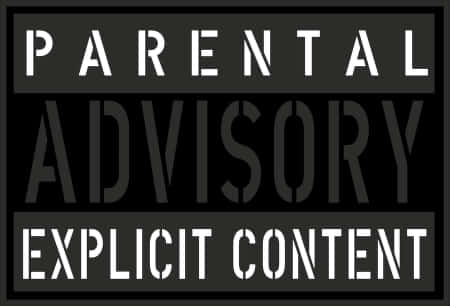 Label ng Parental Advisory na Naglalaman ng Malalaswang Nilalaman Wallpaper