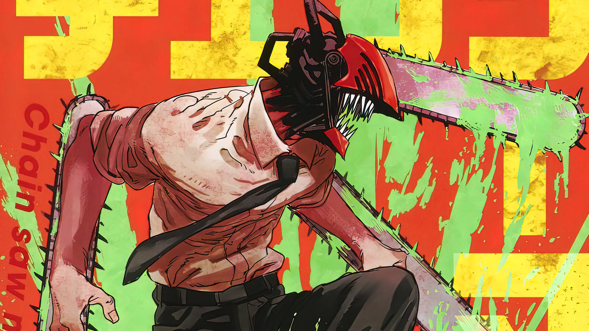 Lahat ng Anime Chainsaw Man Denji Wallpaper