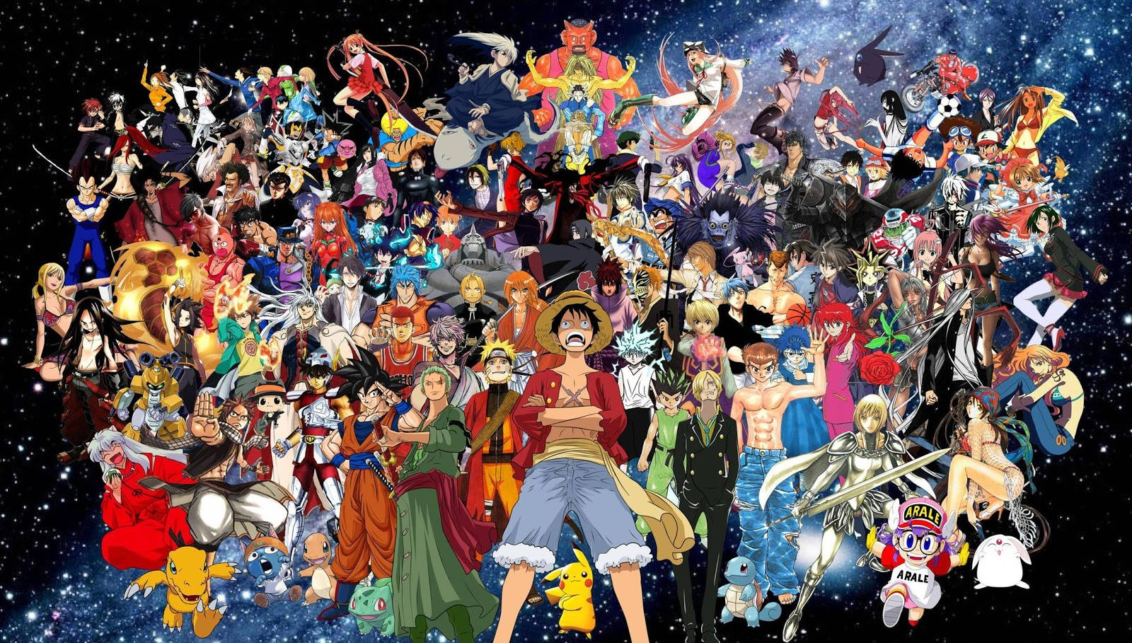 Lahat ng Anime Japanese Manga Characters Wallpaper