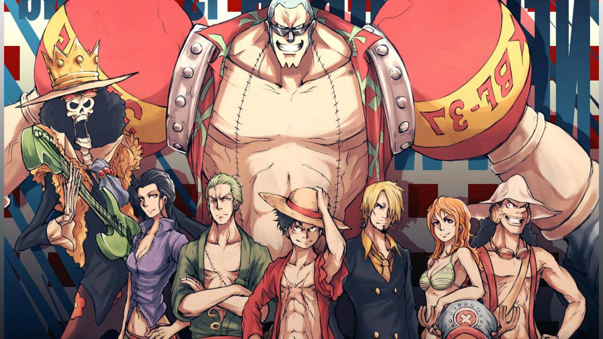 Lahat ng kamay sa deck para sa Straw Hat Crew! Wallpaper