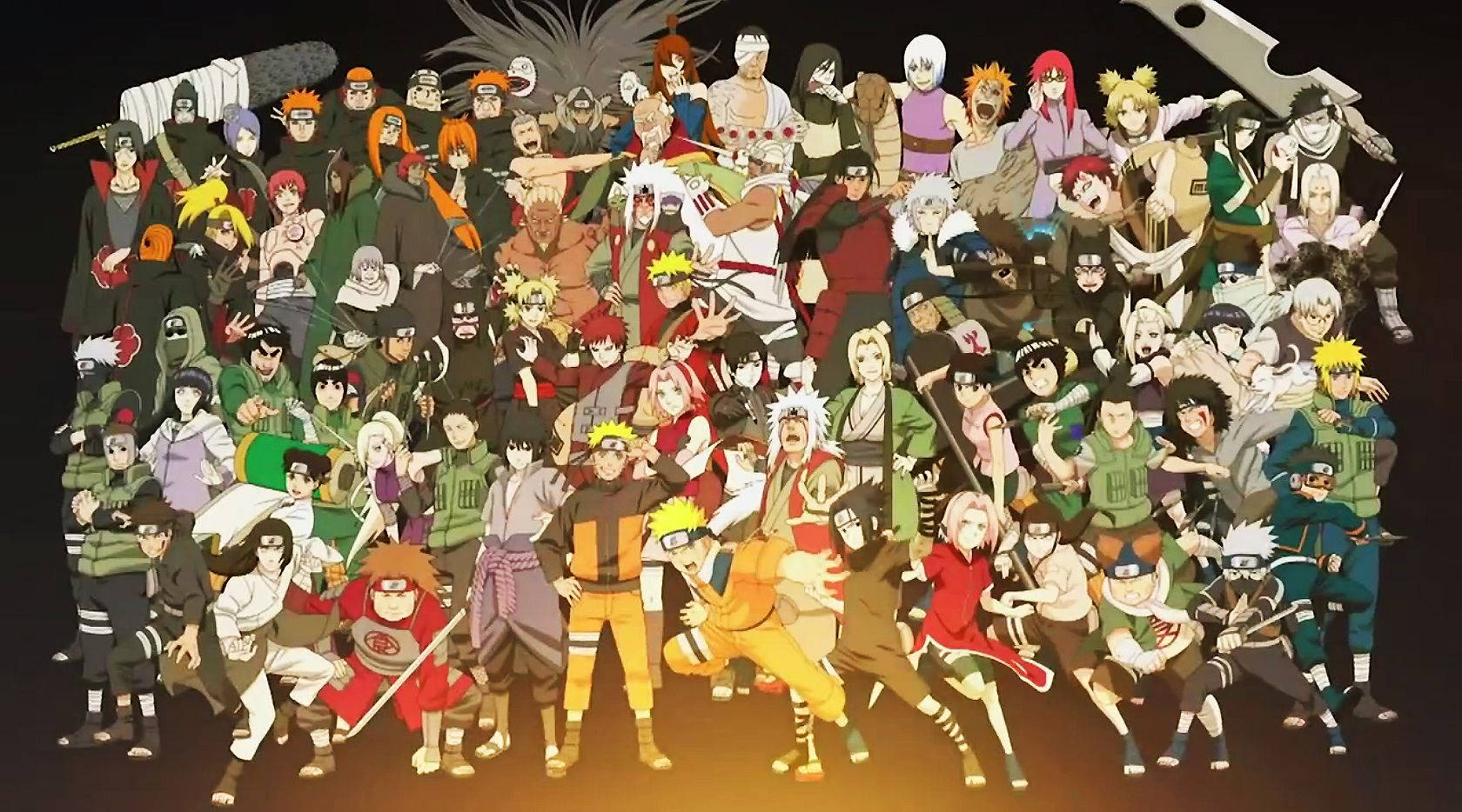 Lahat ng Ninja Naruto Characters Wallpaper