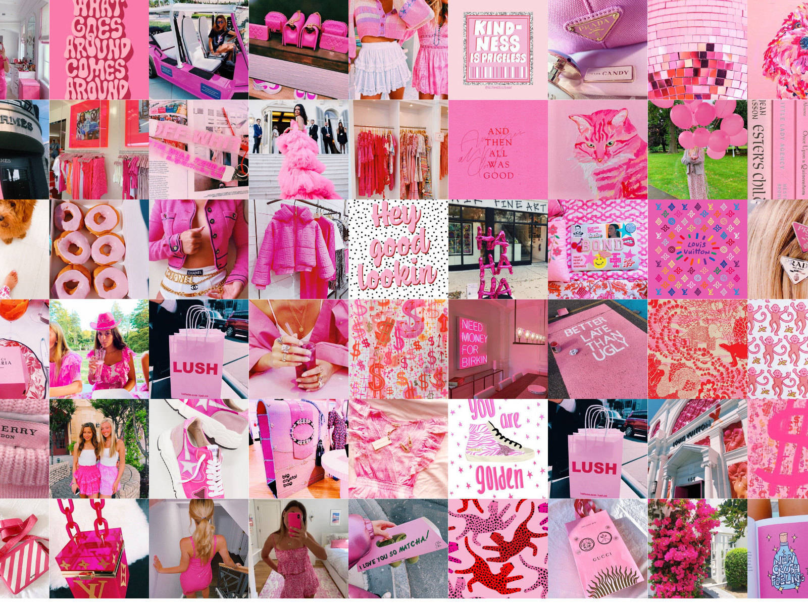 Lahat Pink Tumblr Fashion Pretty PFP Wallpaper