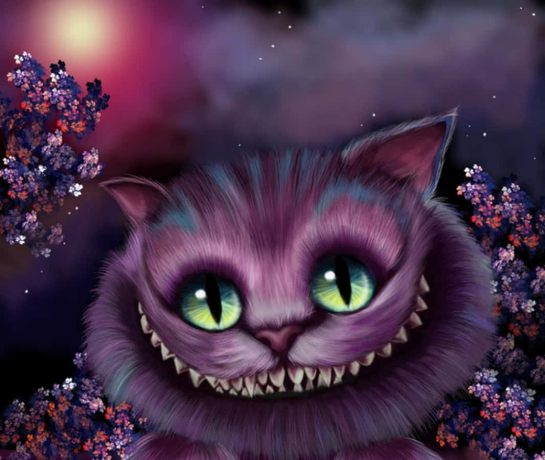 "Lahat Tayo'y Baliw Dito": Ang Cheshire Cat Wallpaper