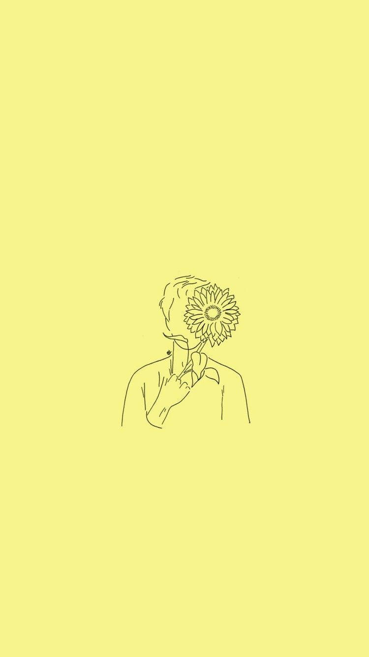 Lalaking May Araw-araw na Estetikang Sketch Wallpaper