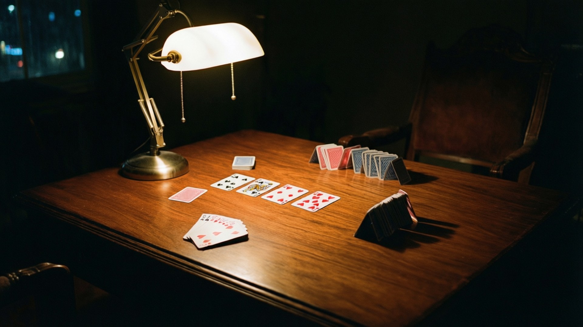 Lamplight Solitaire Wallpaper