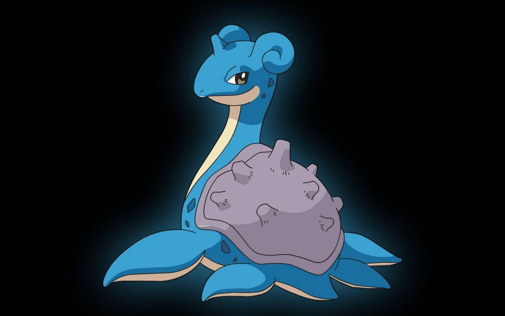 Lapras Itim na Background Wallpaper