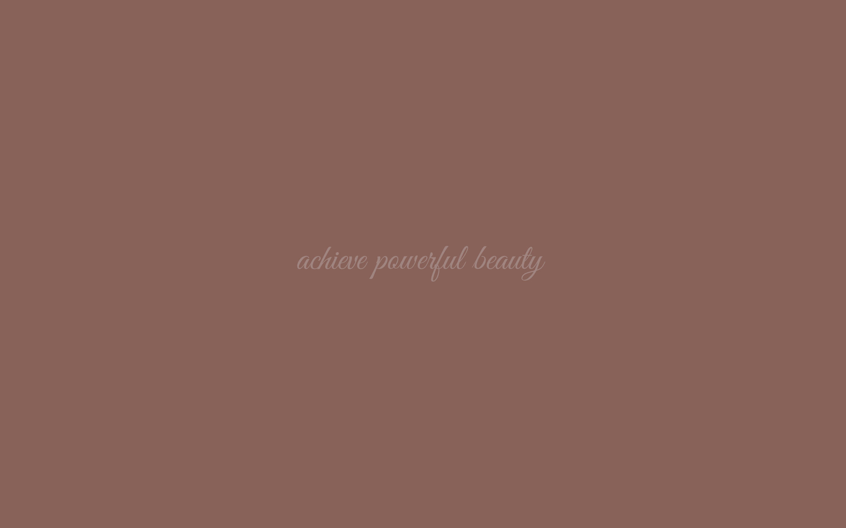 Laptop na may Brown Aesthetic Motivational Quote Wallpaper