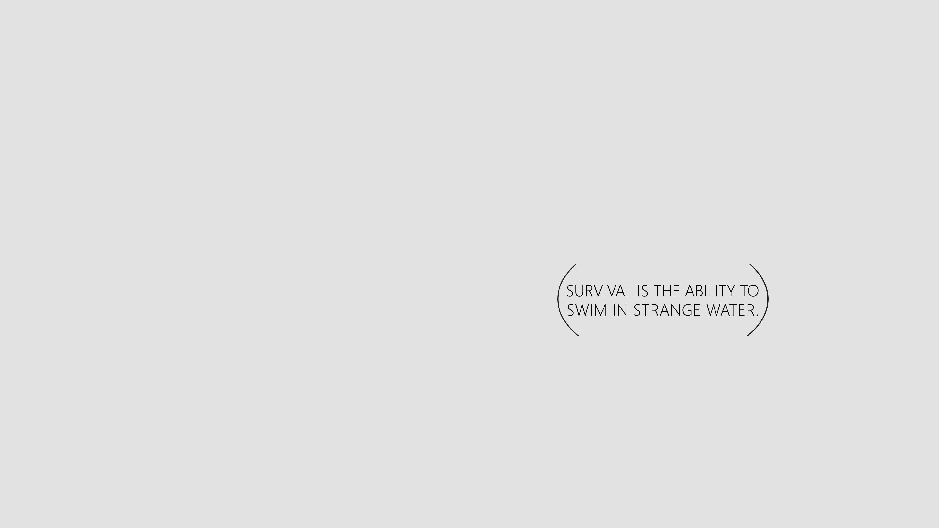 Laptop na May Minimalist Aesthetic ng Survival Quotes Wallpaper