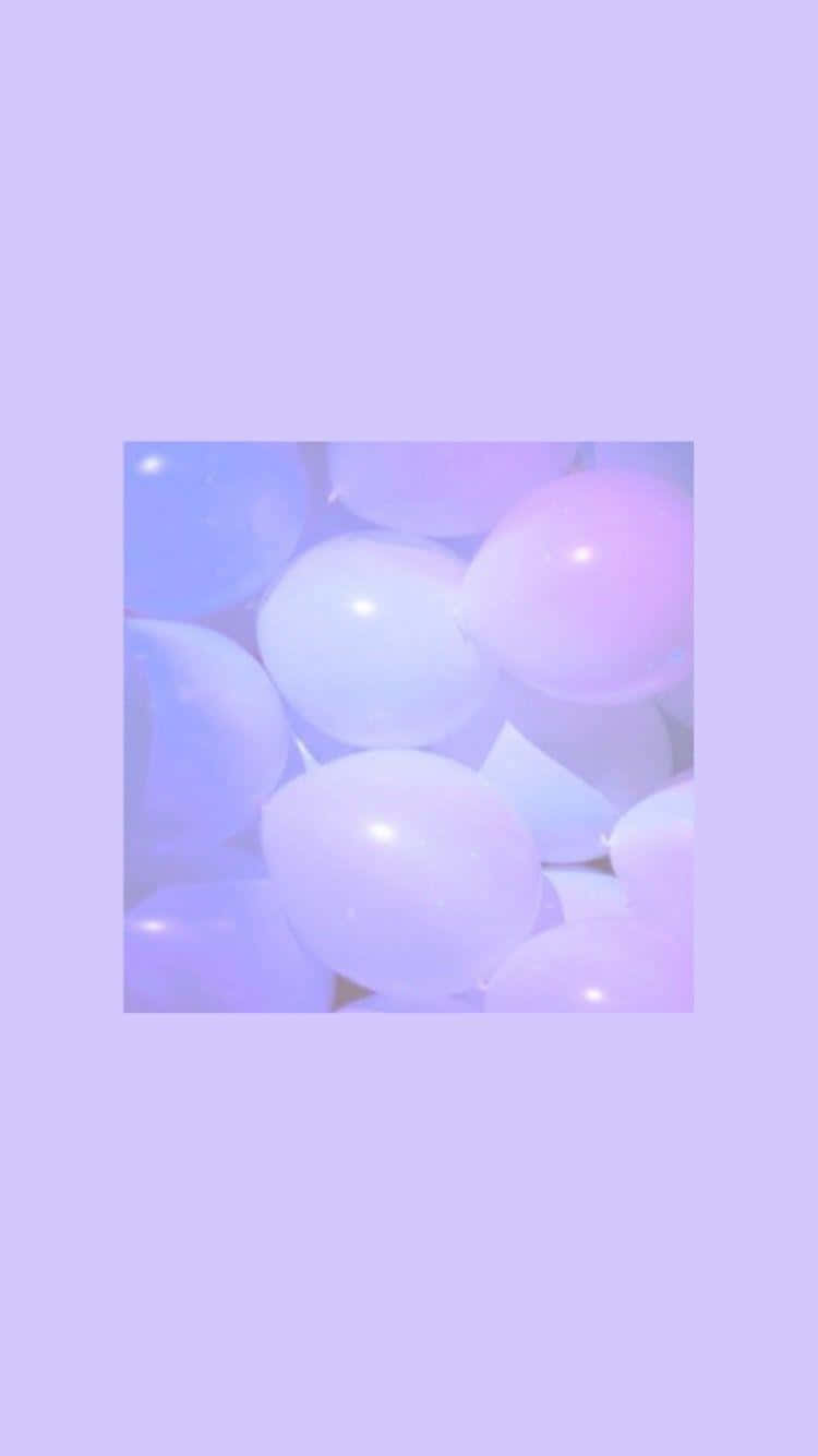 Larawan Cute purple background na may maliliit na bituin Wallpaper