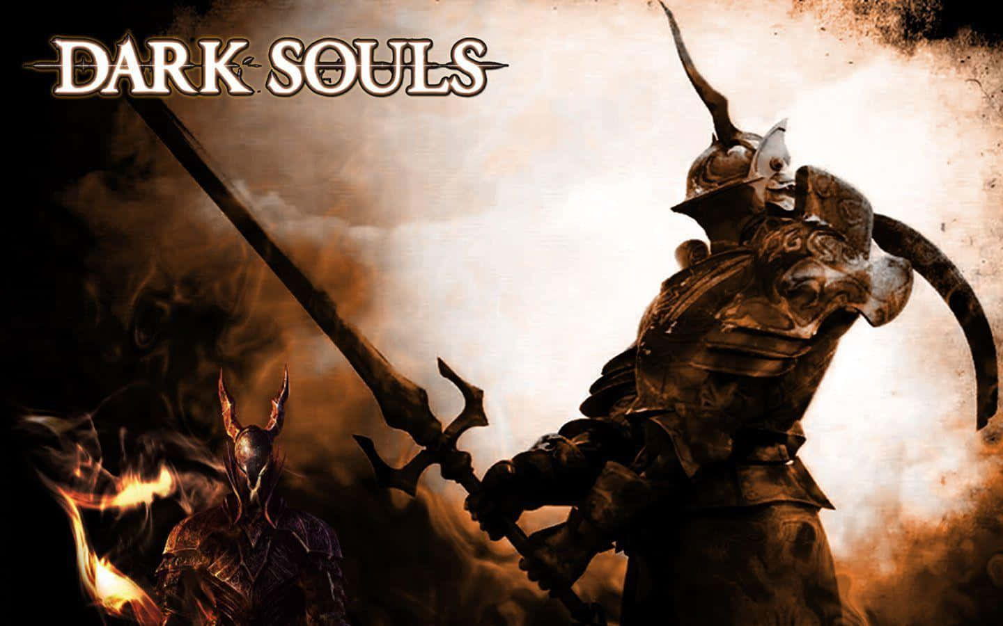 Larawan Epikong Laban sa Boss sa Dark Souls Wallpaper