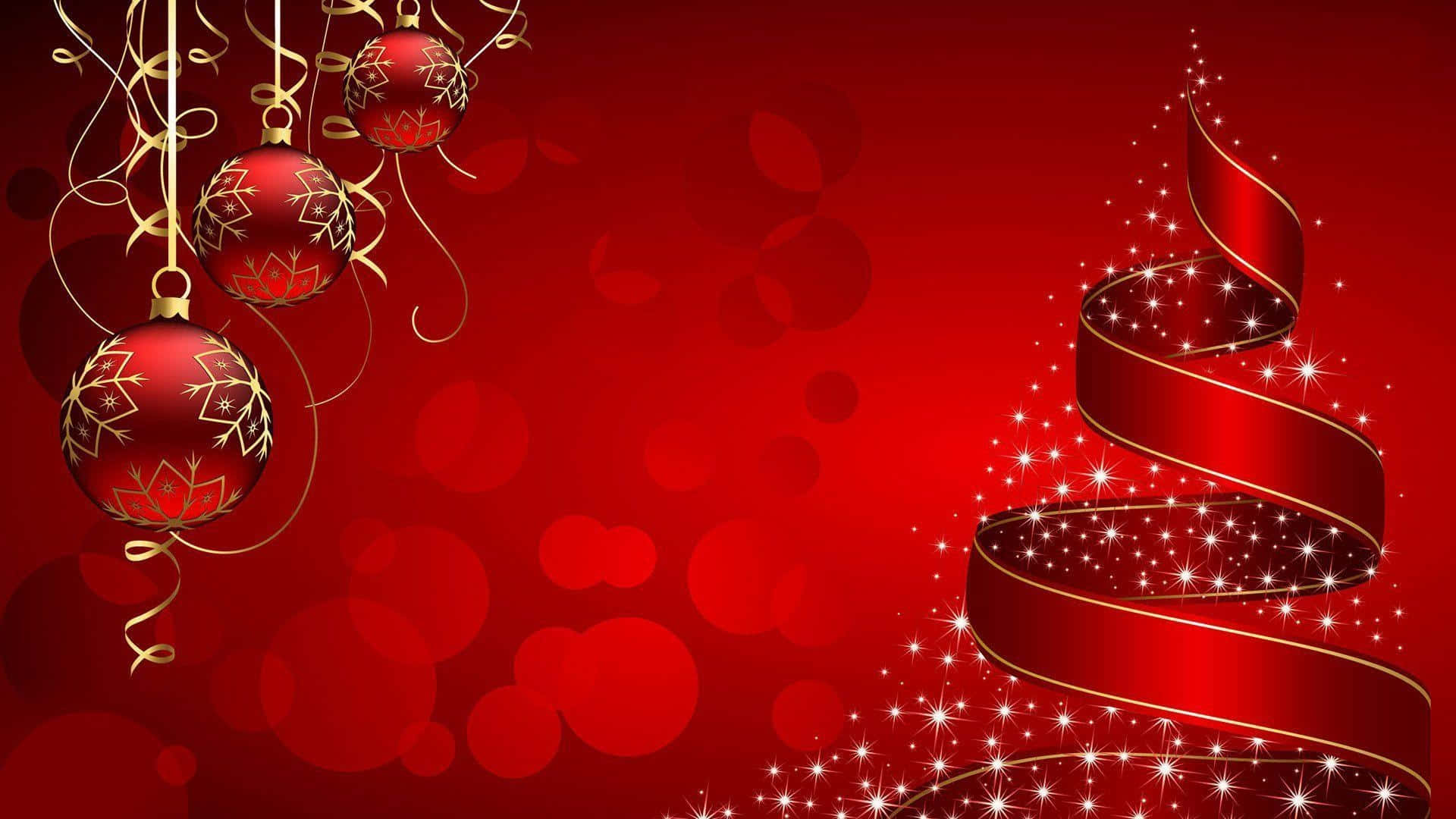 Larawan Gawing espesyal ang Pasko ngayong taon - gamit ang kakaibang pulang background ng Pasko! Wallpaper