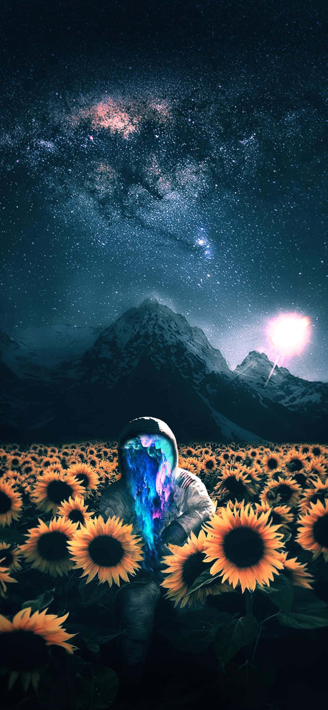 Larawan Mga Astronaut sa International Space Station na naglalaro ng Pong sa isang iPhone Wallpaper