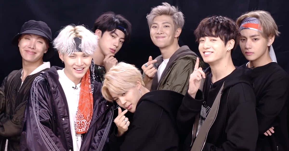 Larawan ng BTS sa The Ellen DeGeneres Show Wallpaper