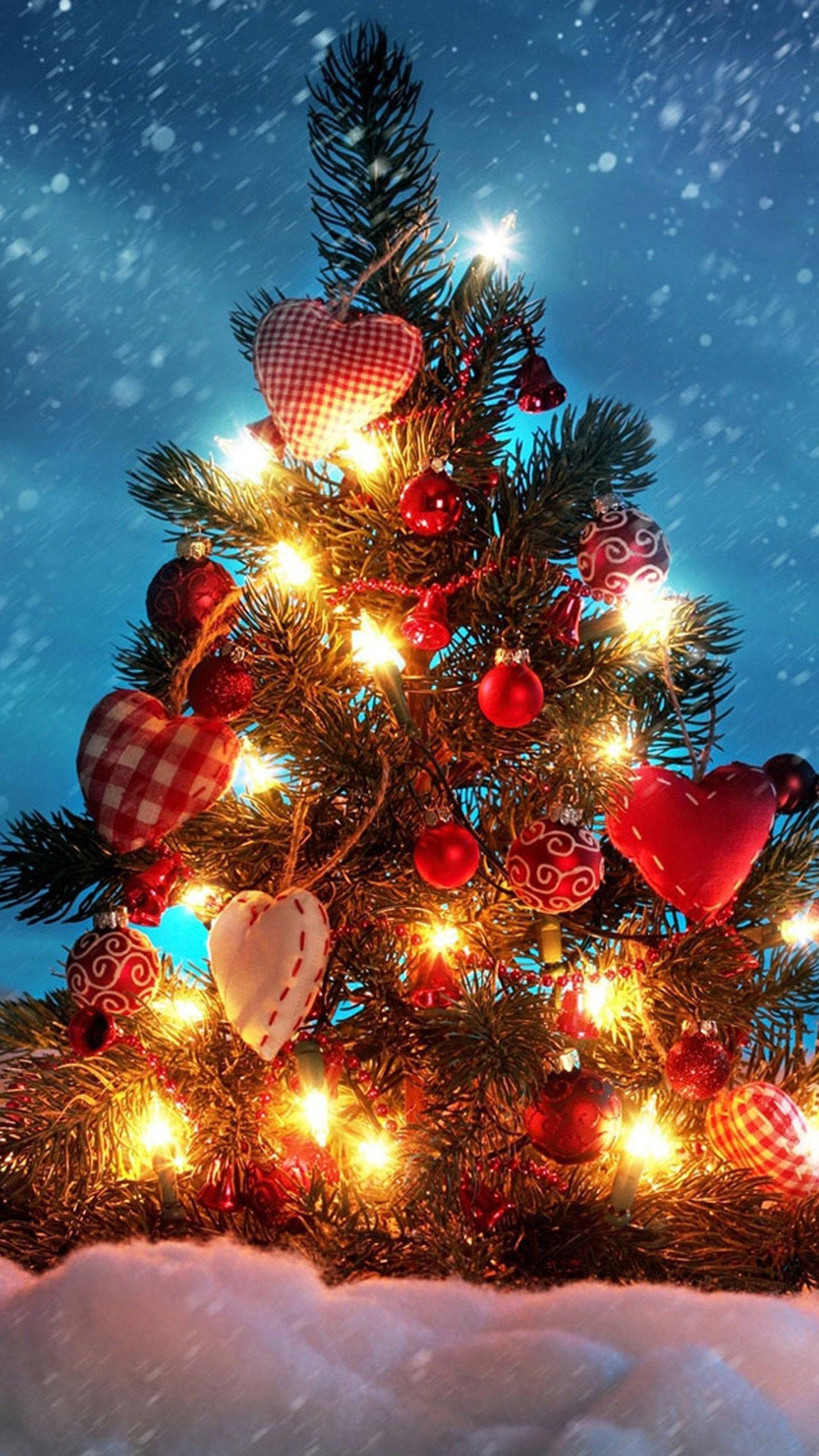 Larawan ng Christmas Tree para sa Cellphone Wallpaper