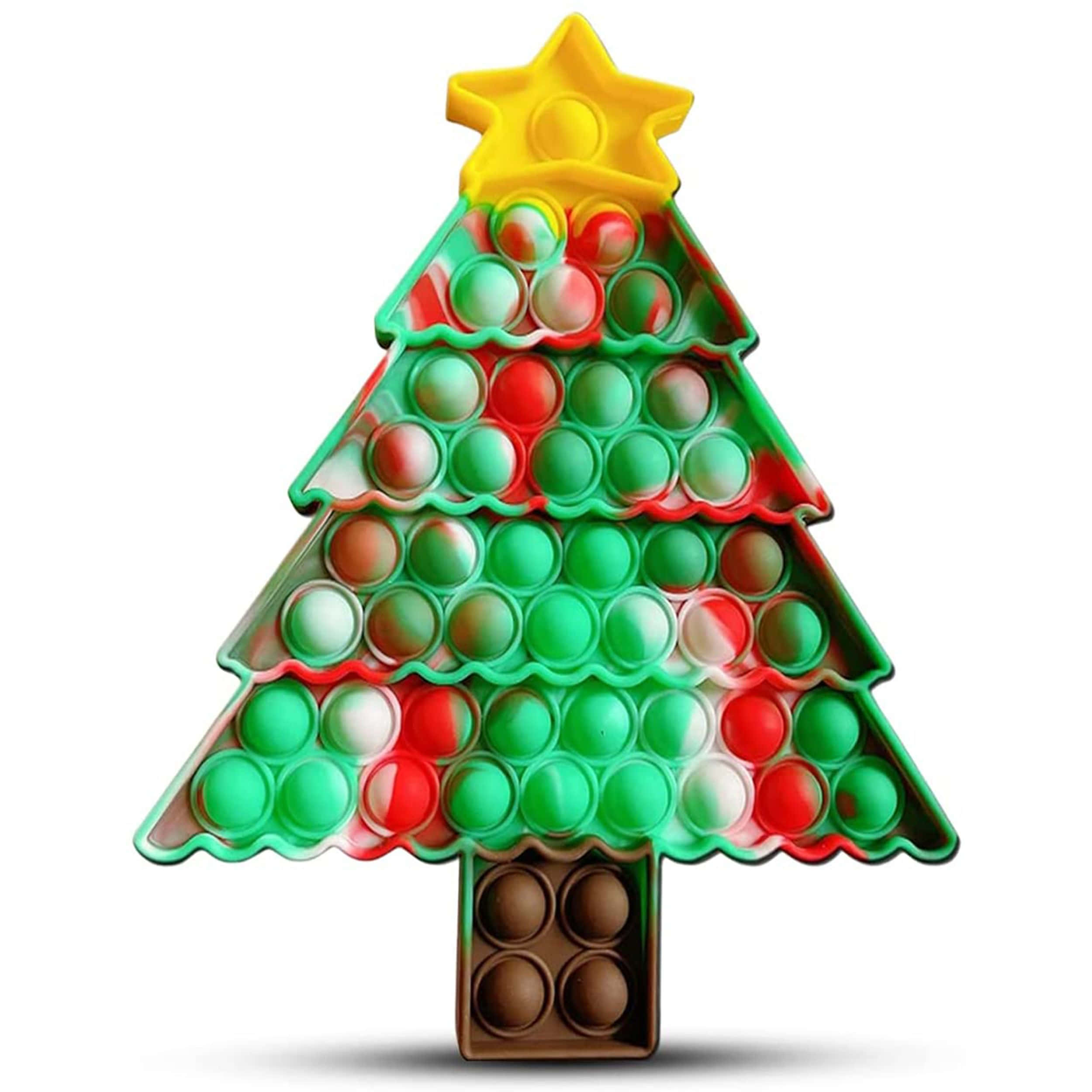 Larawan ng Christmas Tree Pop It Wallpaper