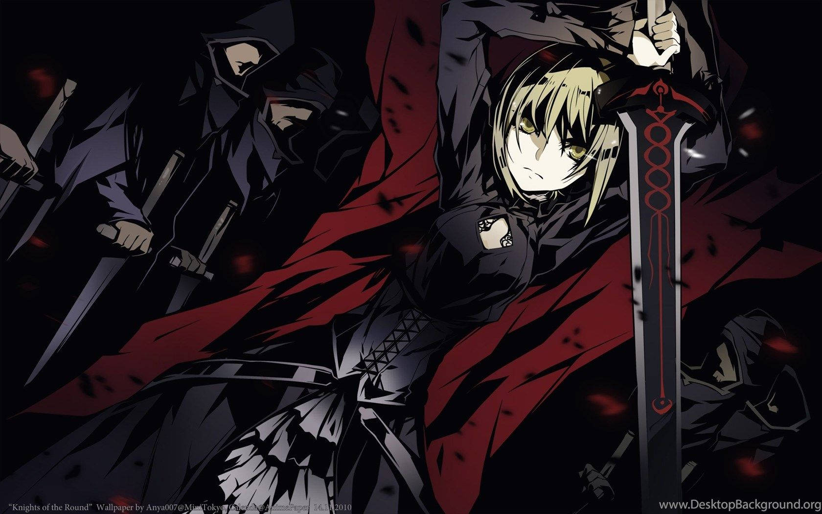 Larawan ng Cool na Anime Boy na Eskrimador Wallpaper