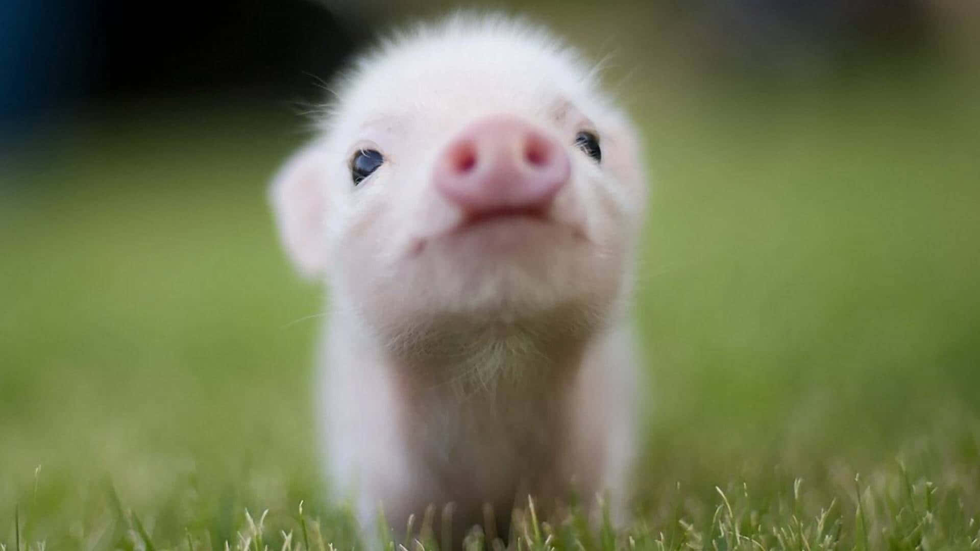 Larawan ng Mga Kaibig-ibig na Malalambot na Baboy Wallpaper