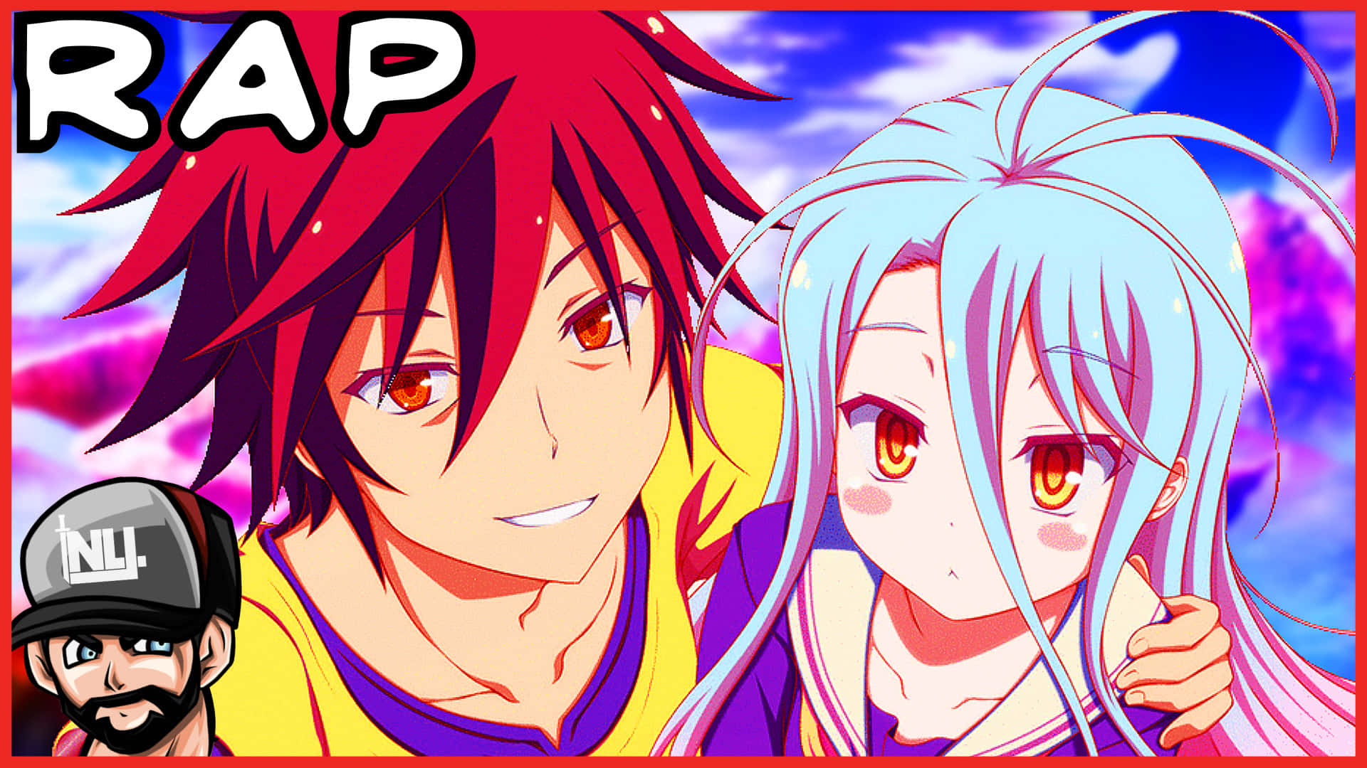 Larawan ng No Game No Life na may Tekstong RAP Wallpaper