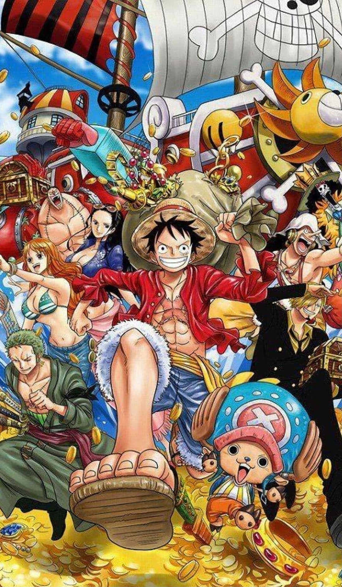 Larawan ng Straw Hat Pirates ng One Piece Wallpaper