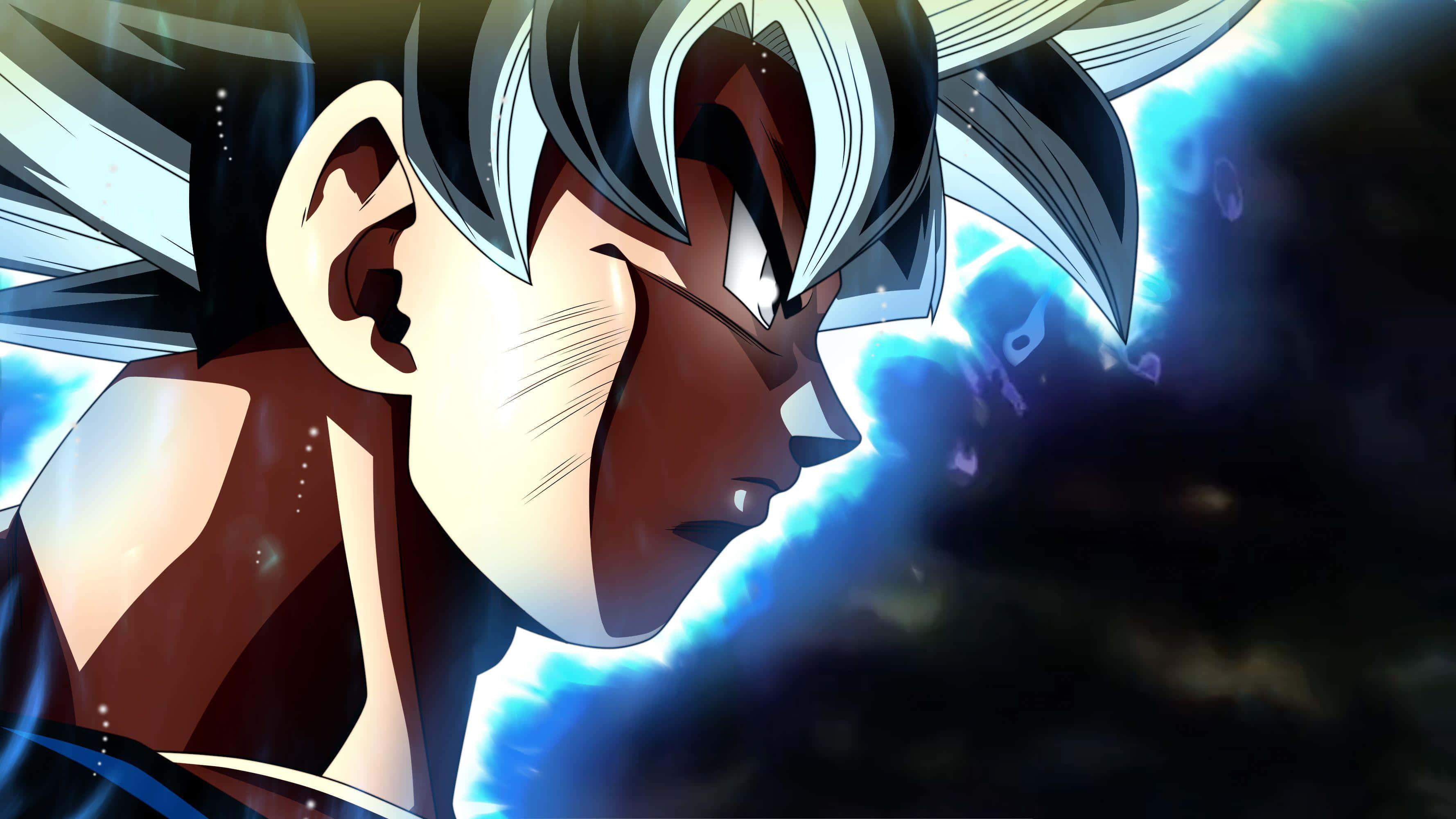 Larawan ni Goku mula sa Dragon Ball Super Wallpaper