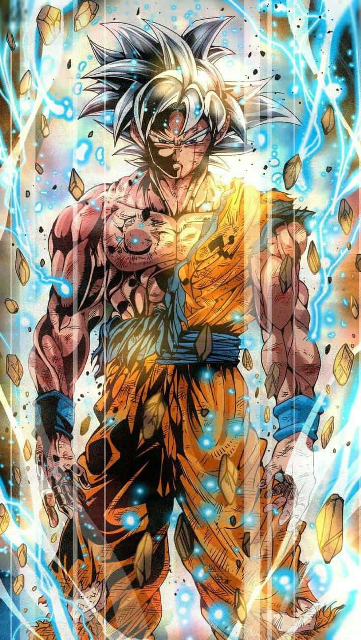 Larawan ni Goku mula sa Dragon Ball Z Wallpaper