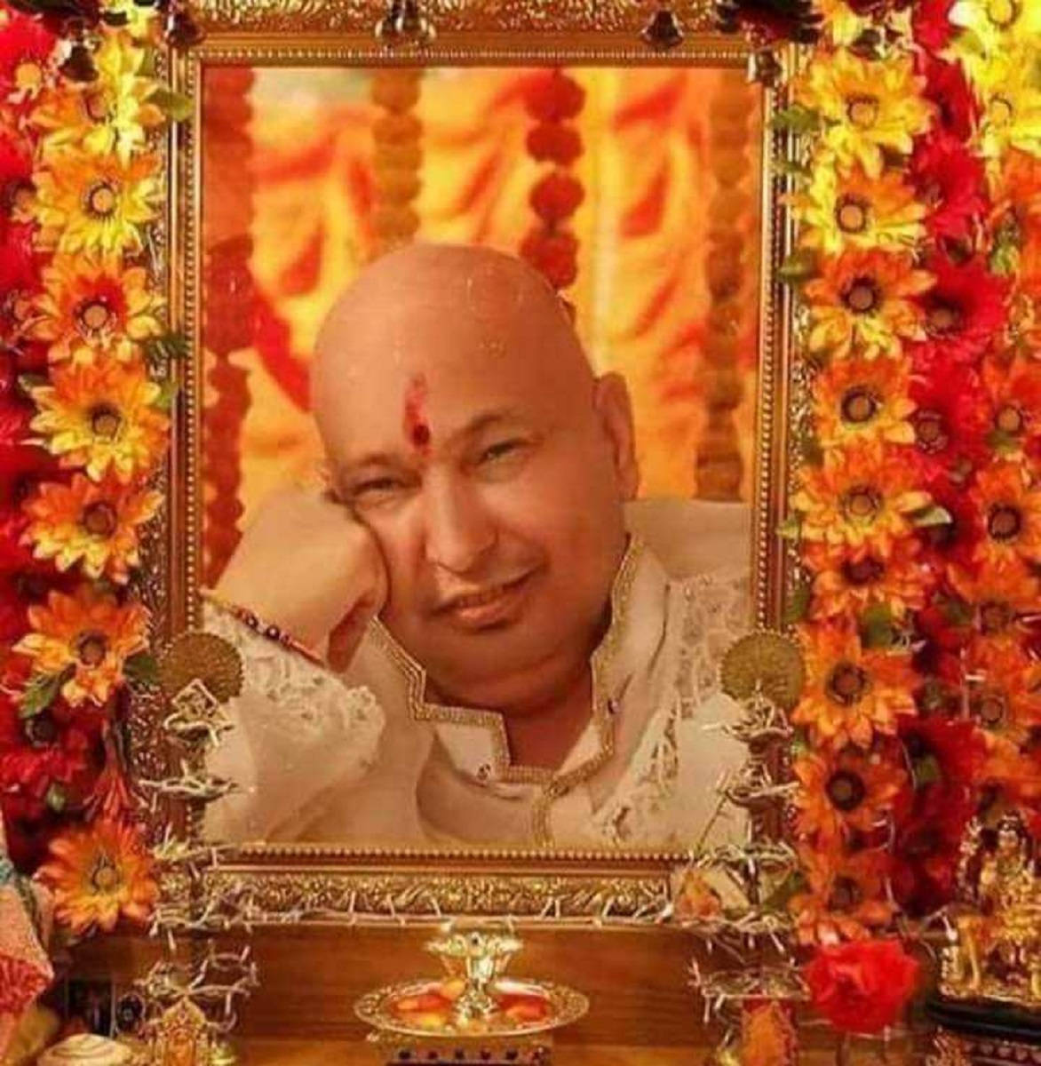 Larawan ni Guru Ji na May mga Sunflower Wallpaper