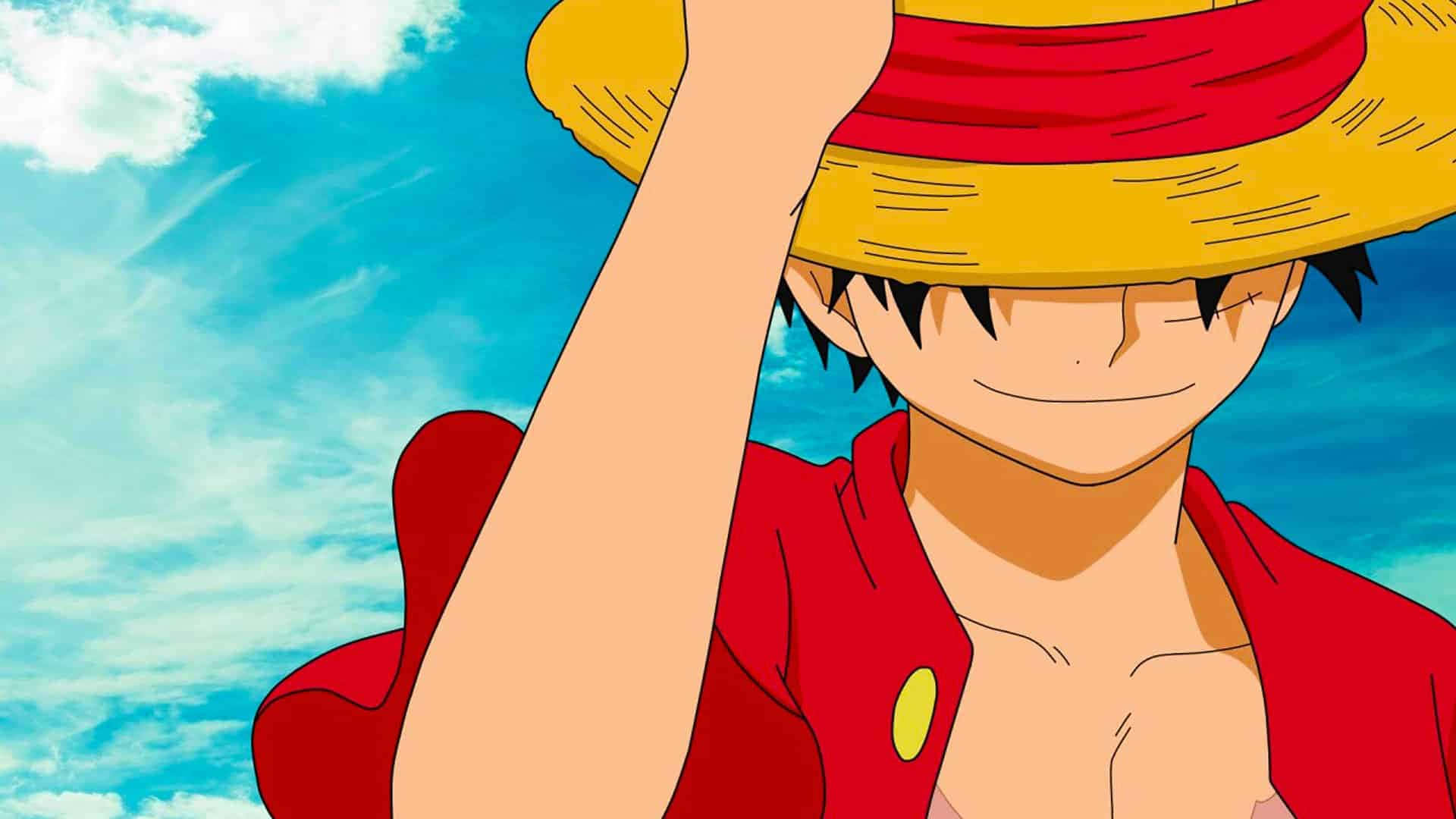 Larawan ni Luffy na Nakangiti mula sa Anime na One Piece Wallpaper