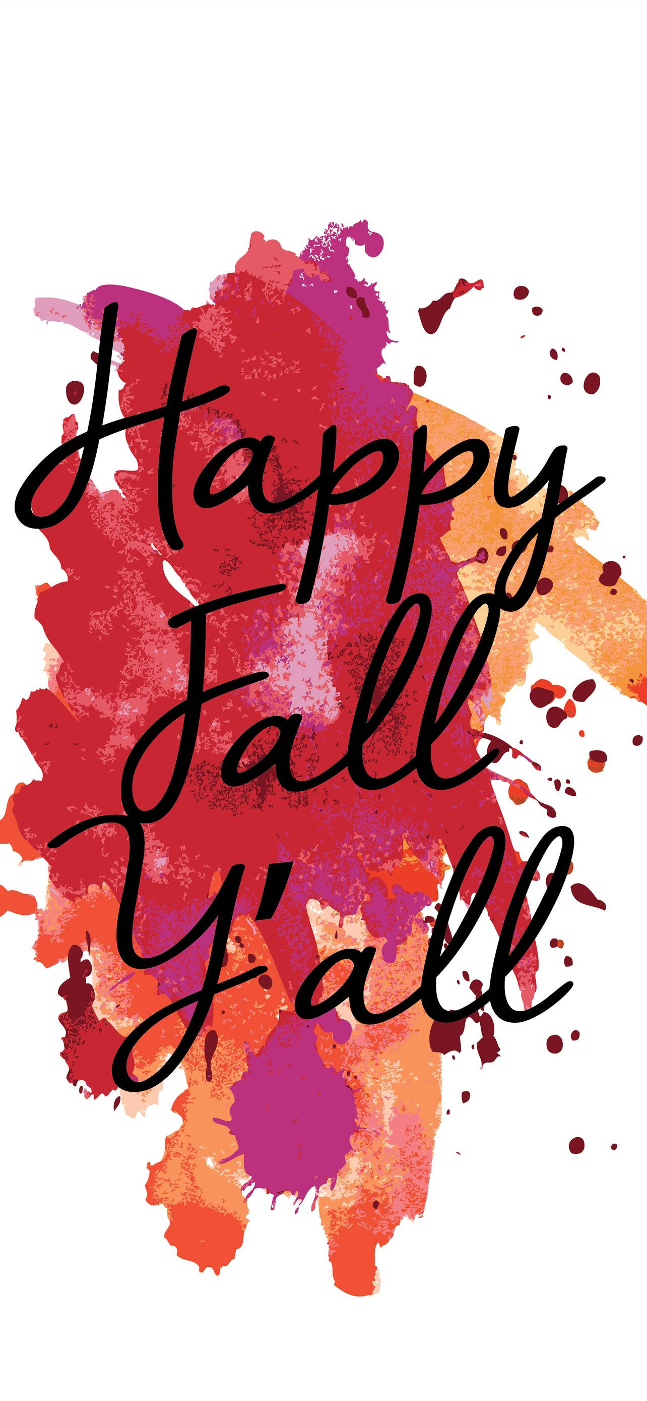 Larawan "Tinatanggap ang taglagas gamit ang cute na fall phone." Wallpaper