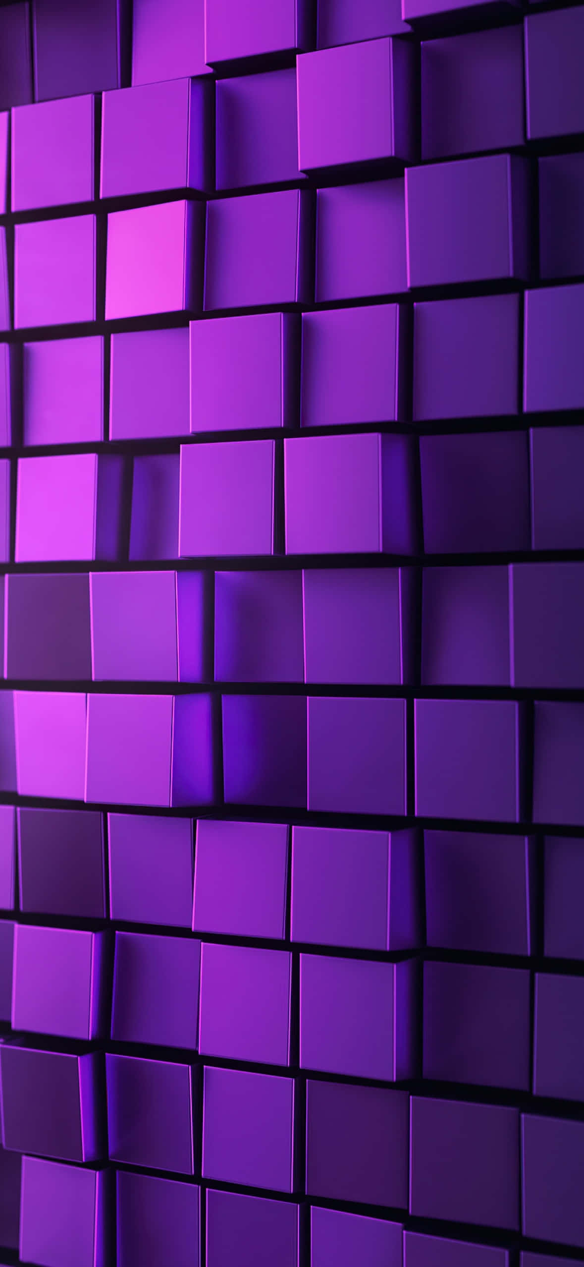Larawang Kubo na Abstract na Kulay Lila Wallpaper