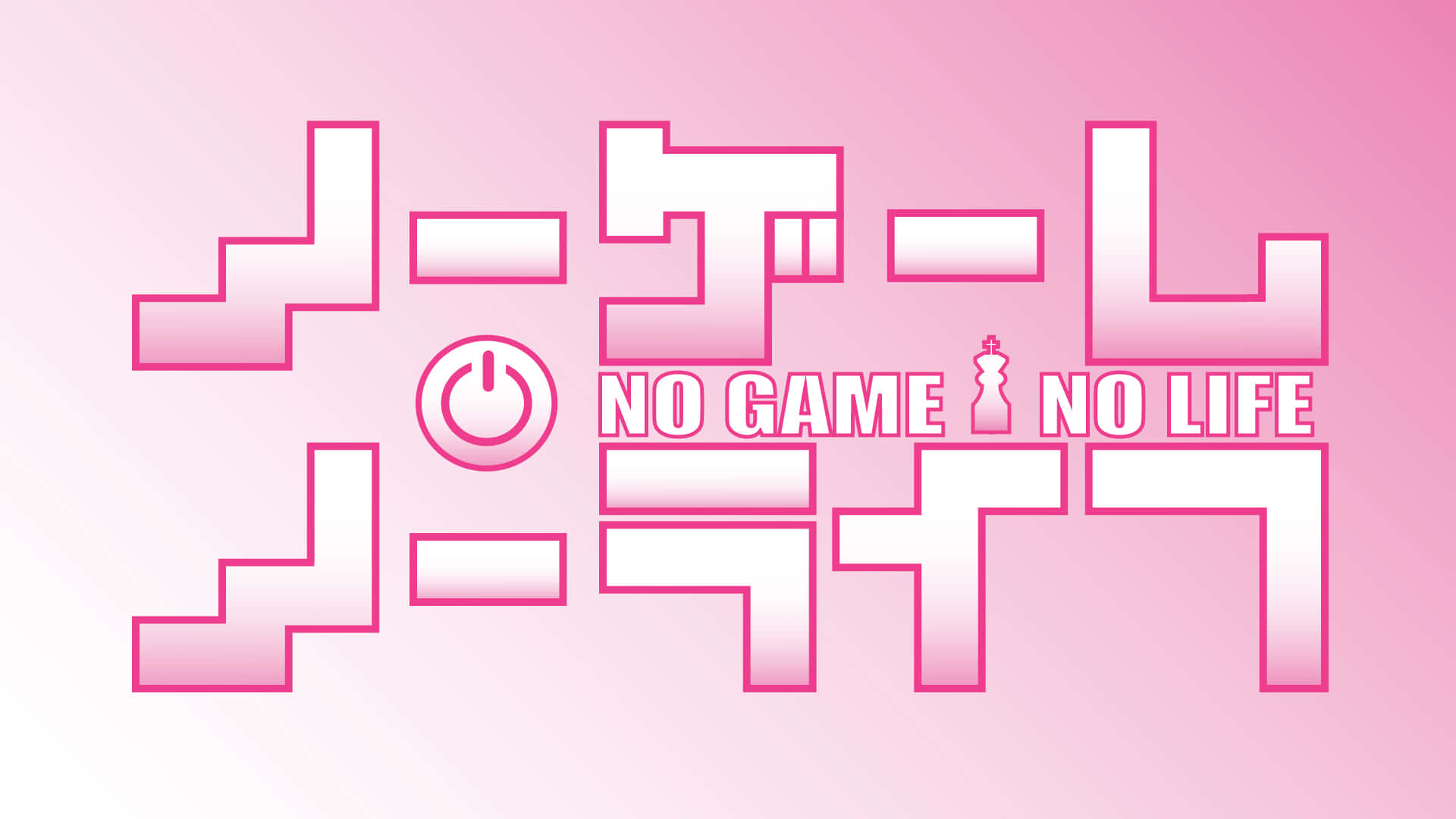 Larawang Pabalat na Kulay Rosas ng No Game No Life Wallpaper