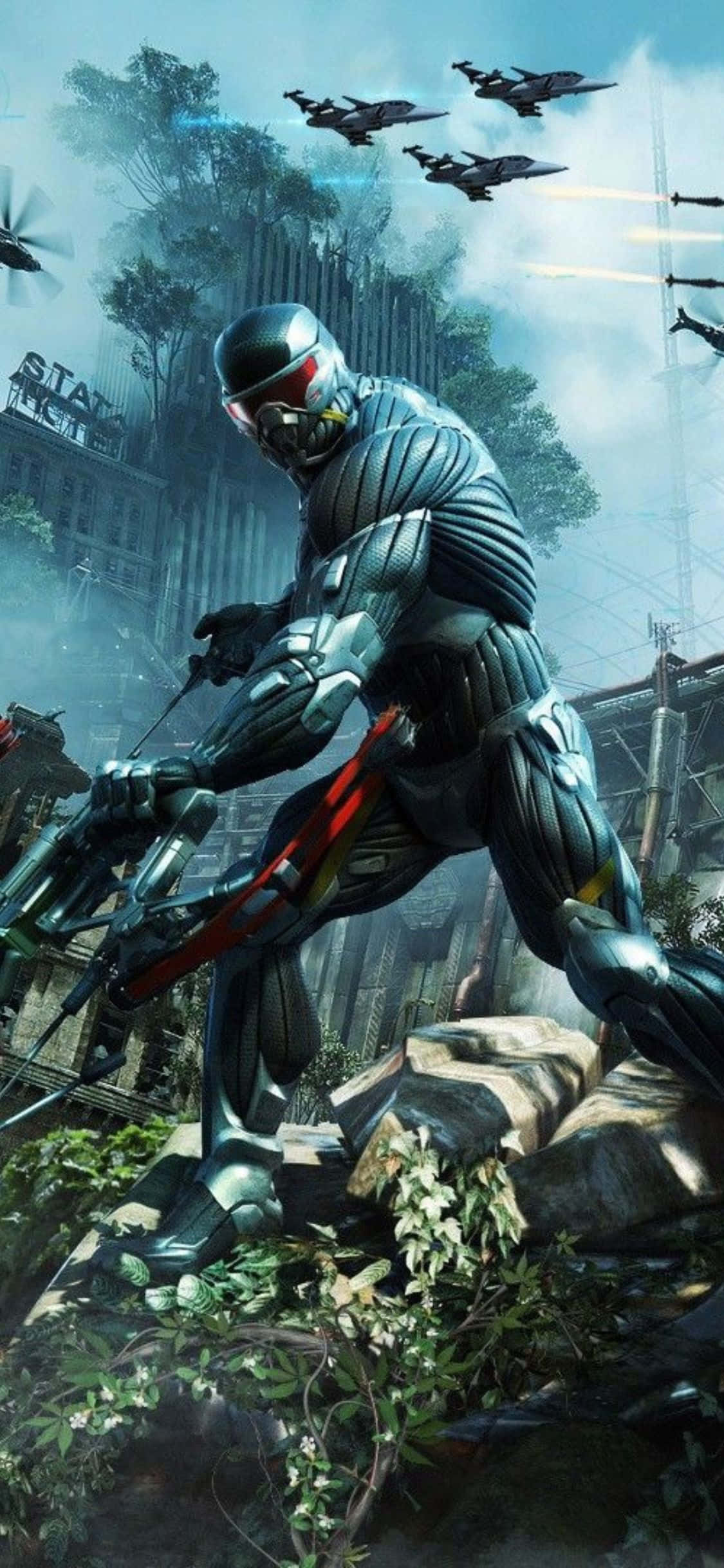 Laruin ang Crysis 3 sa Pinakabagong iPhone X Wallpaper