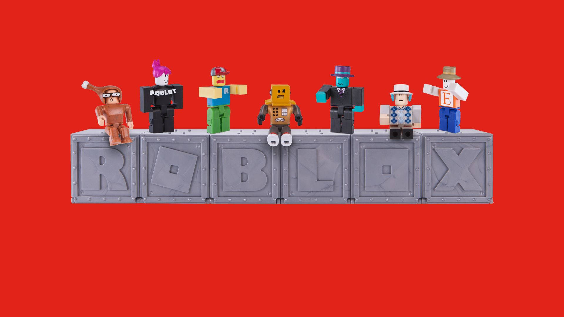 LEGO-Style na Avatar ng Roblox Wallpaper