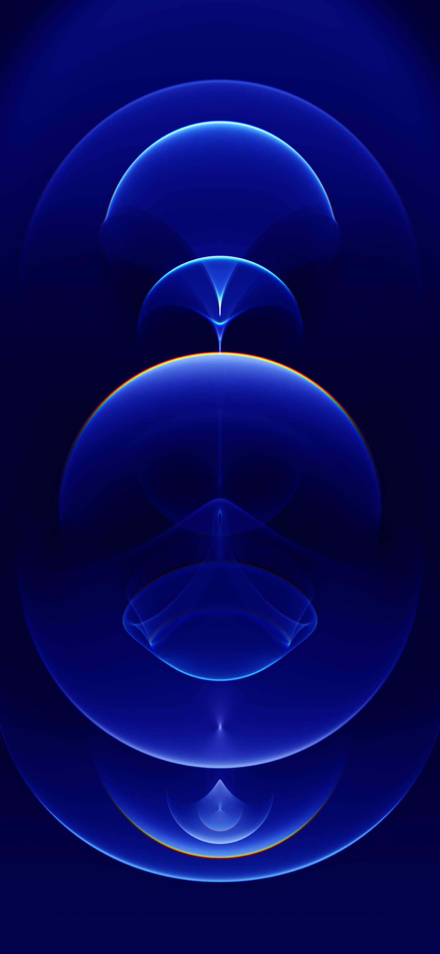 Light Shimmer Blue iPhone Wallpaper