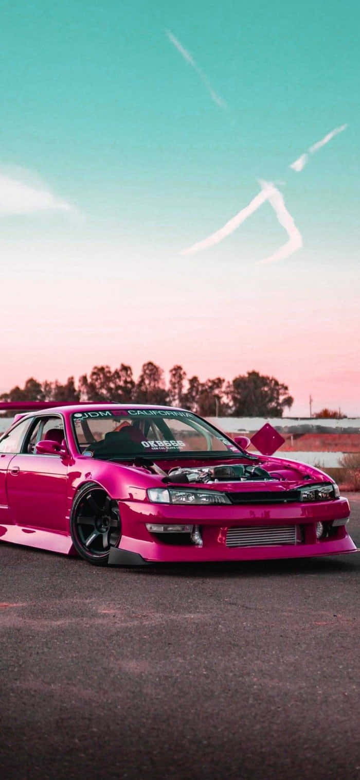 "Liwanagin ang gabi kasama ng spectacular na JDM sportscar" Wallpaper