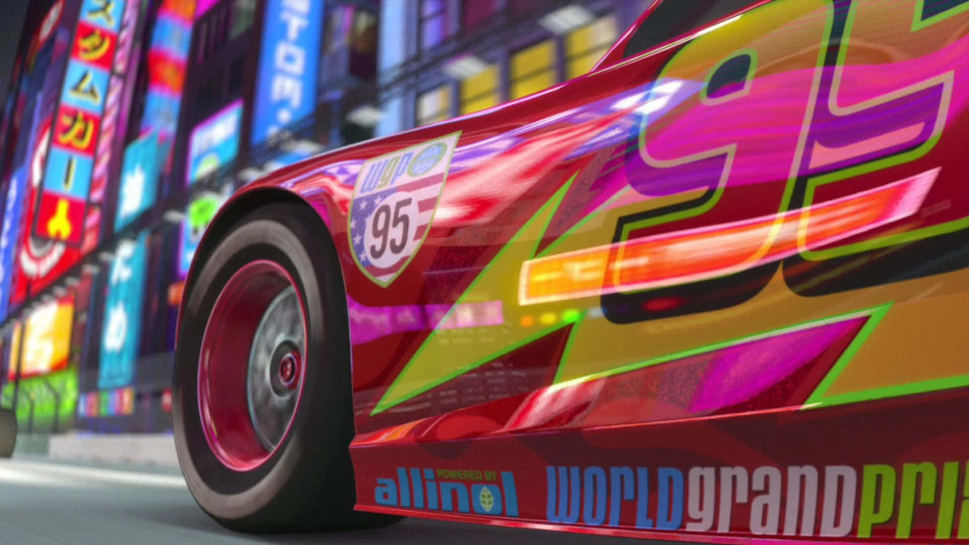 Lightning McQueen Ihanda ang Sarili para sa Isang Kapana-panabik na Karera Wallpaper