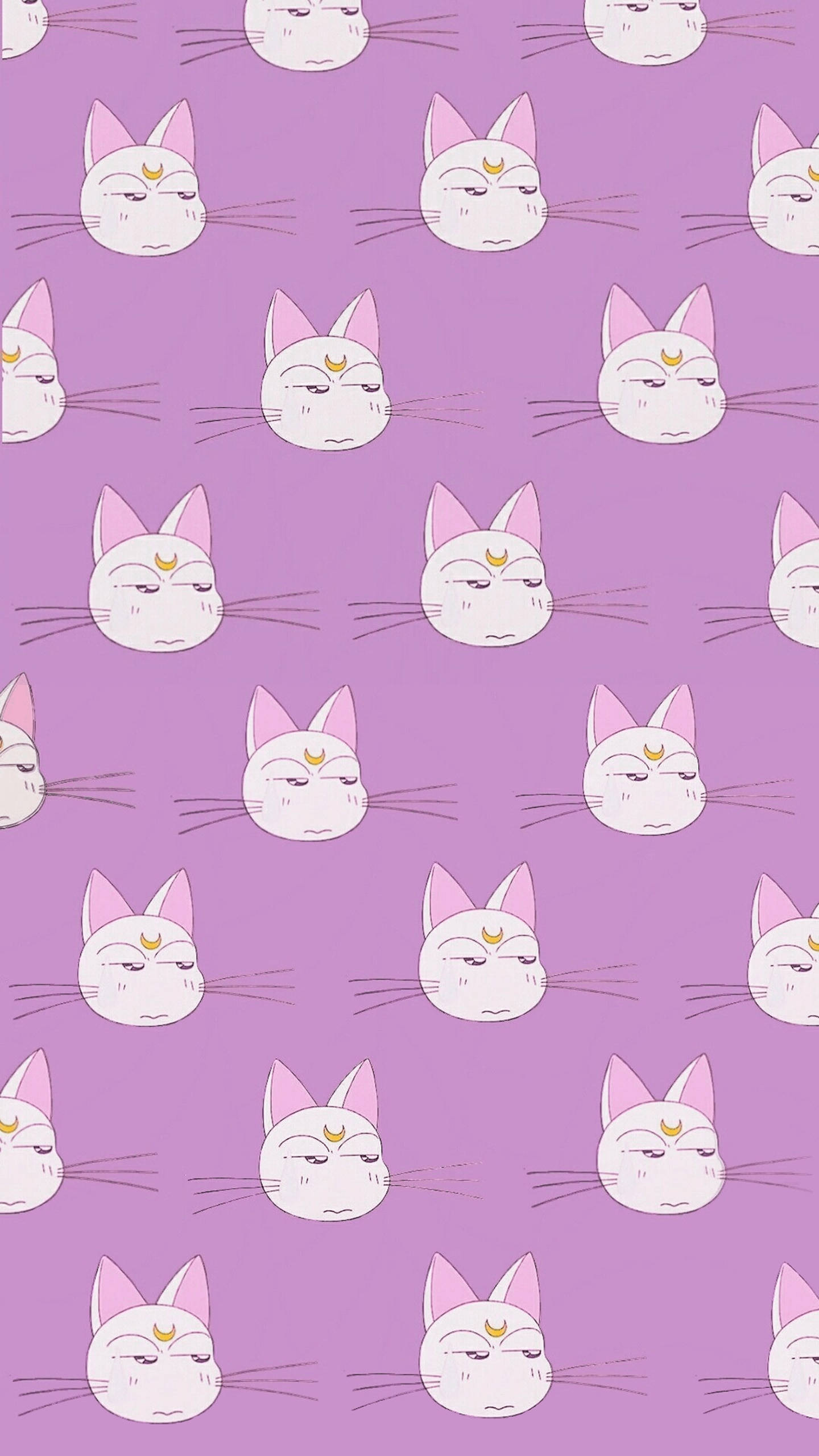 Lila at Rosas na Anime Aesthetic Wallpaper