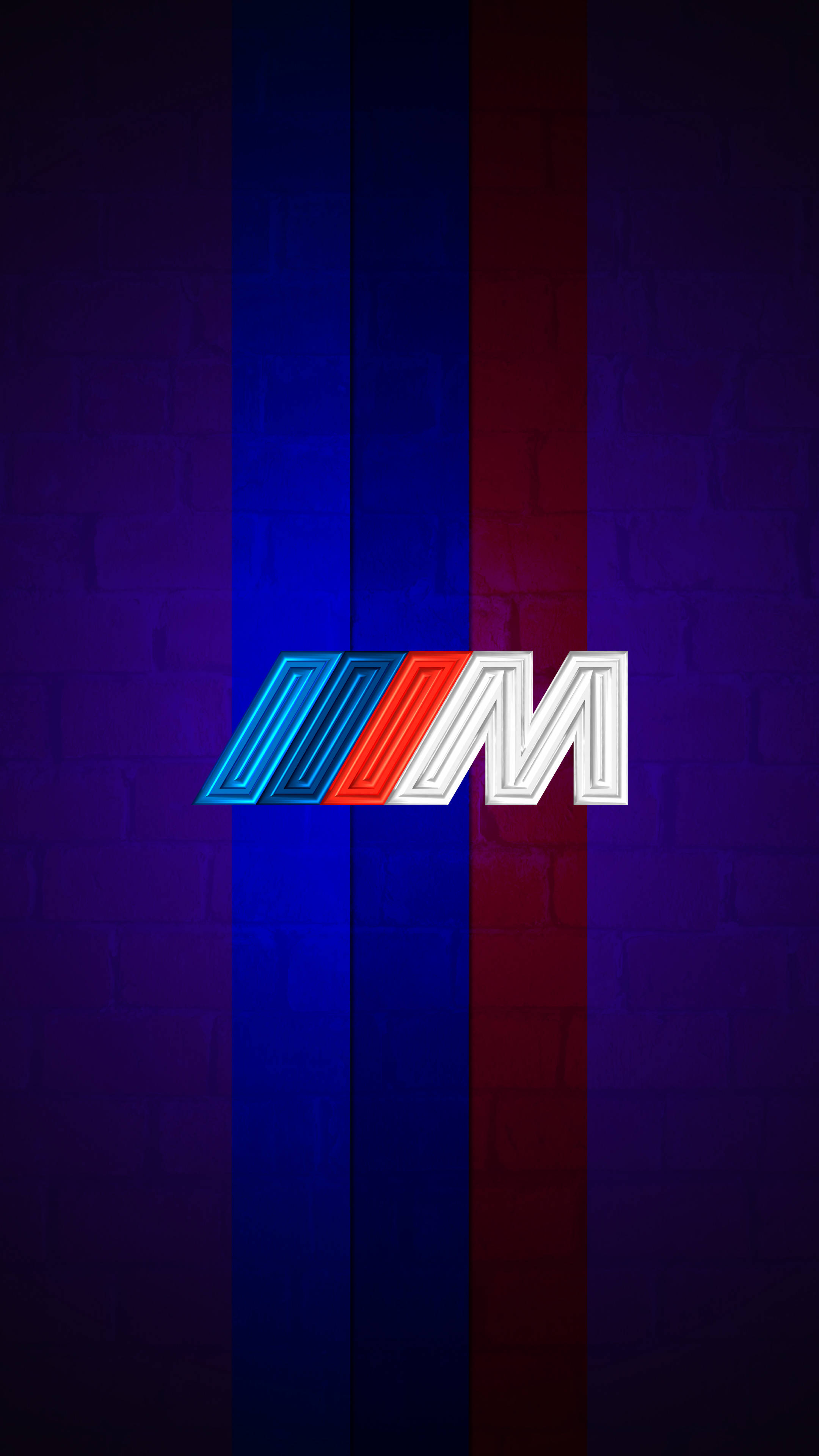 Lila na May Guhit na Logo ng BMW M Wallpaper