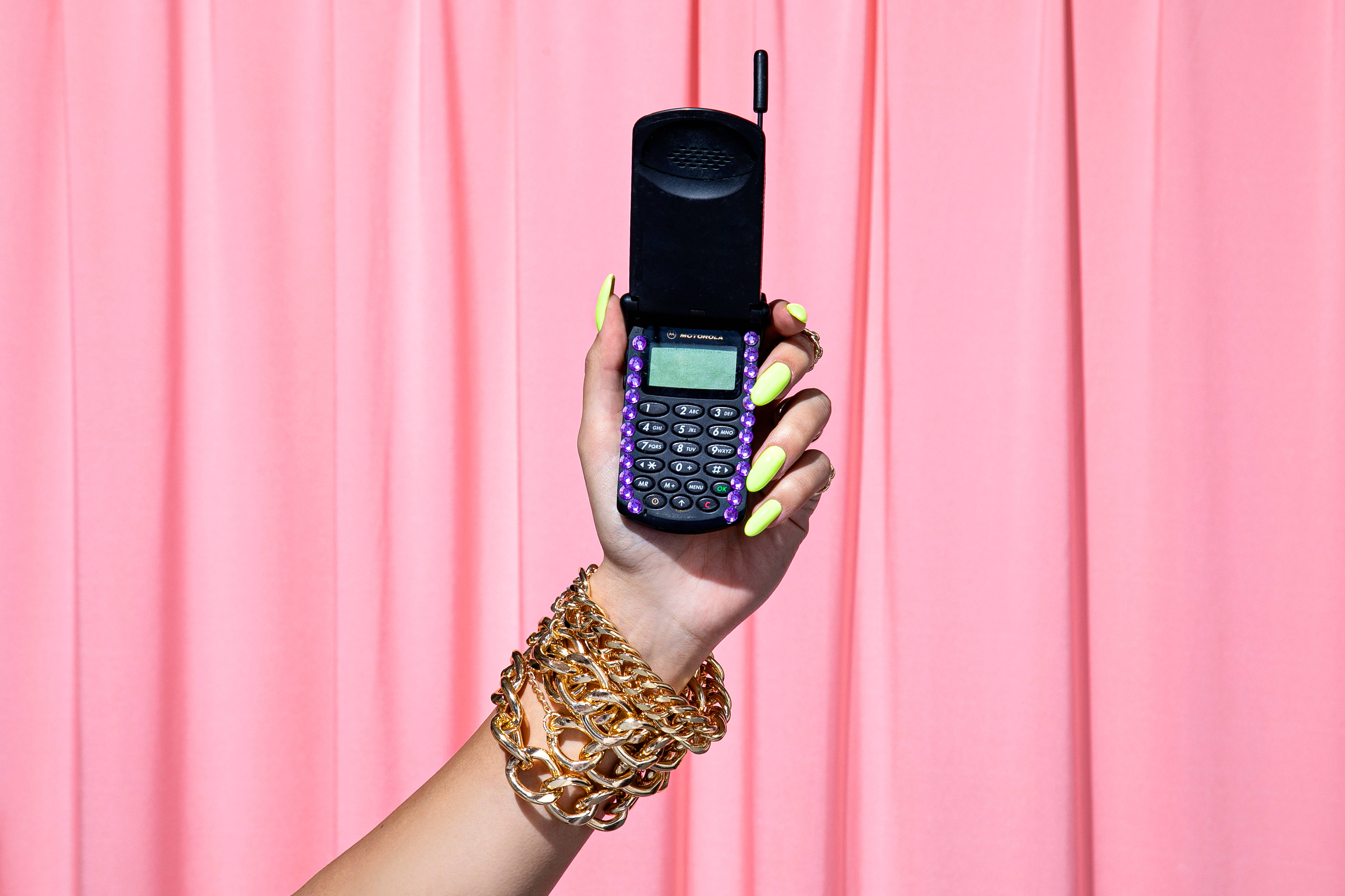 Lila na Motorola StarTAC Wallpaper