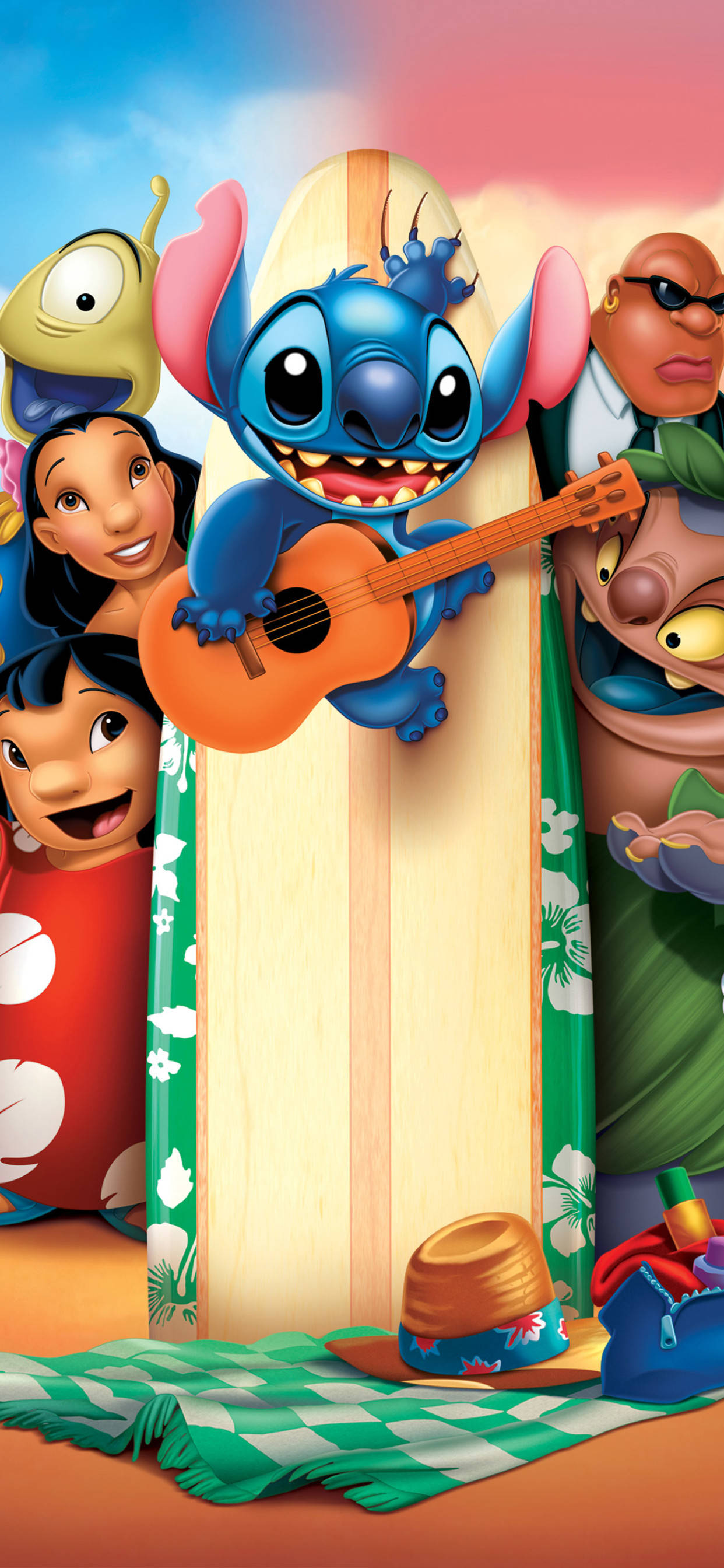 Lilo at Stitch na mga Tauhan Wallpaper