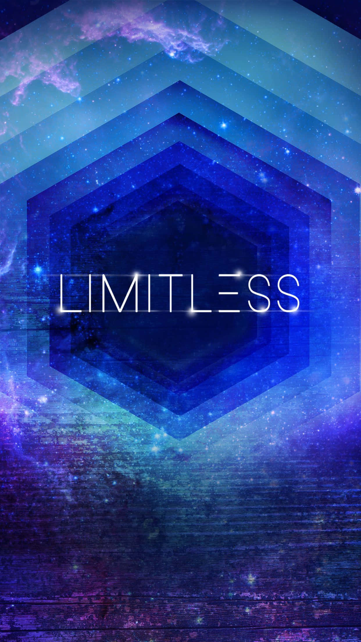 Limitless na Asul na Aesthetic Wallpaper