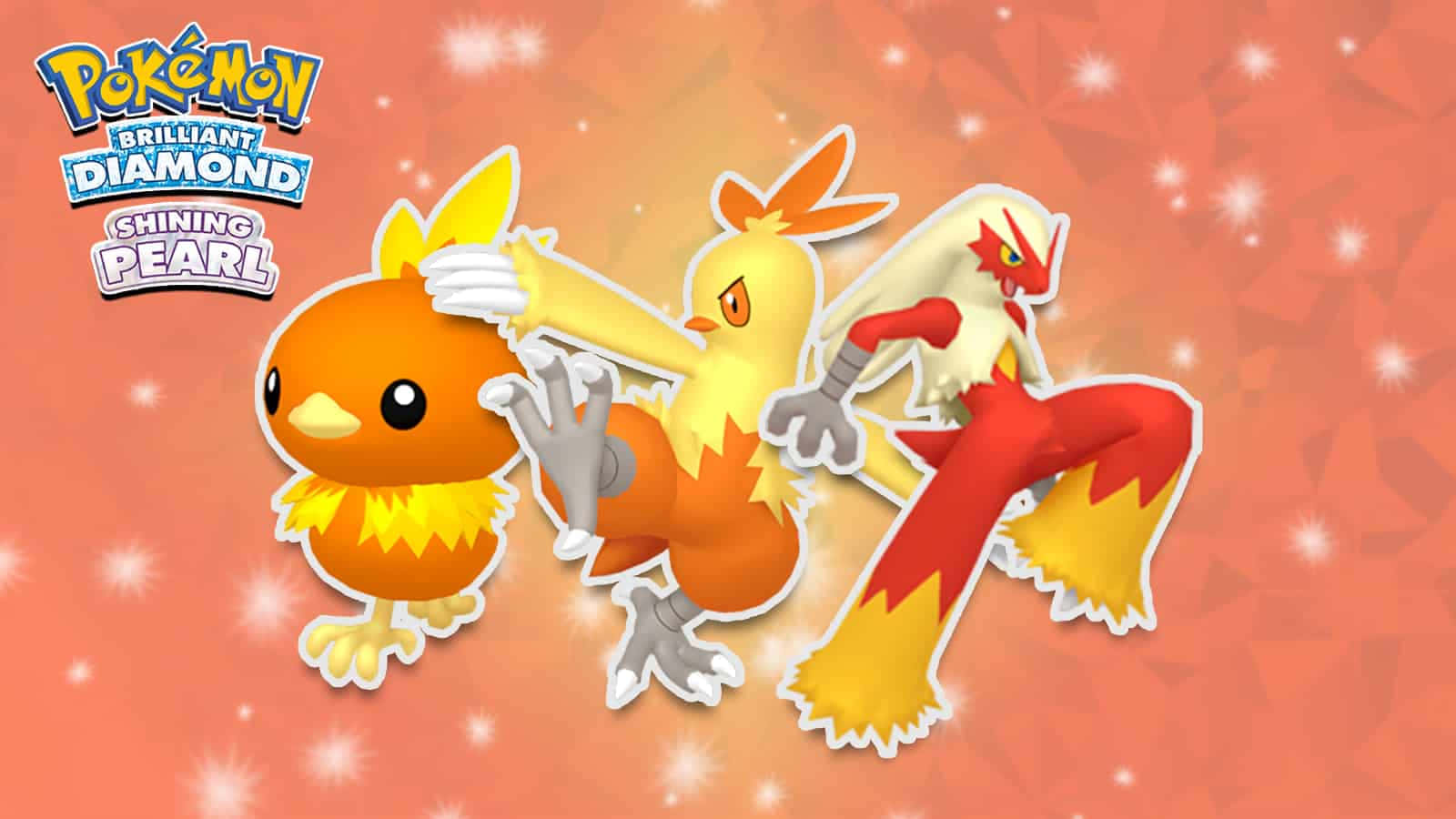 Linya ng Combusken BDSP Wallpaper