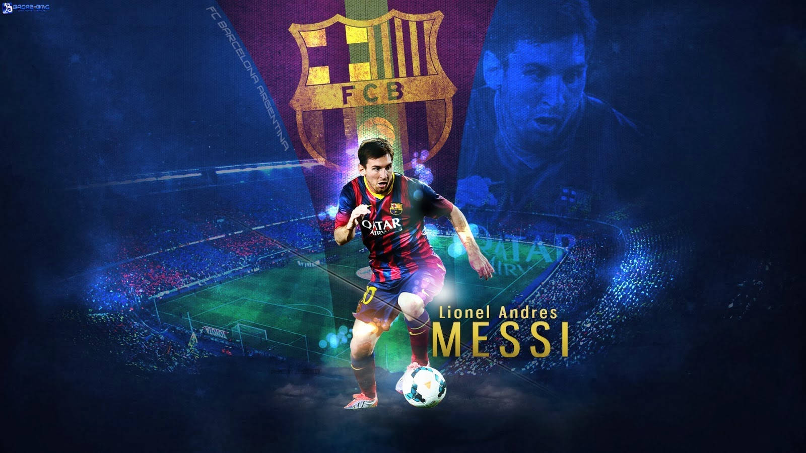 Lionel Andres Messi, ang sikat na soccer star sa buong mundo Wallpaper
