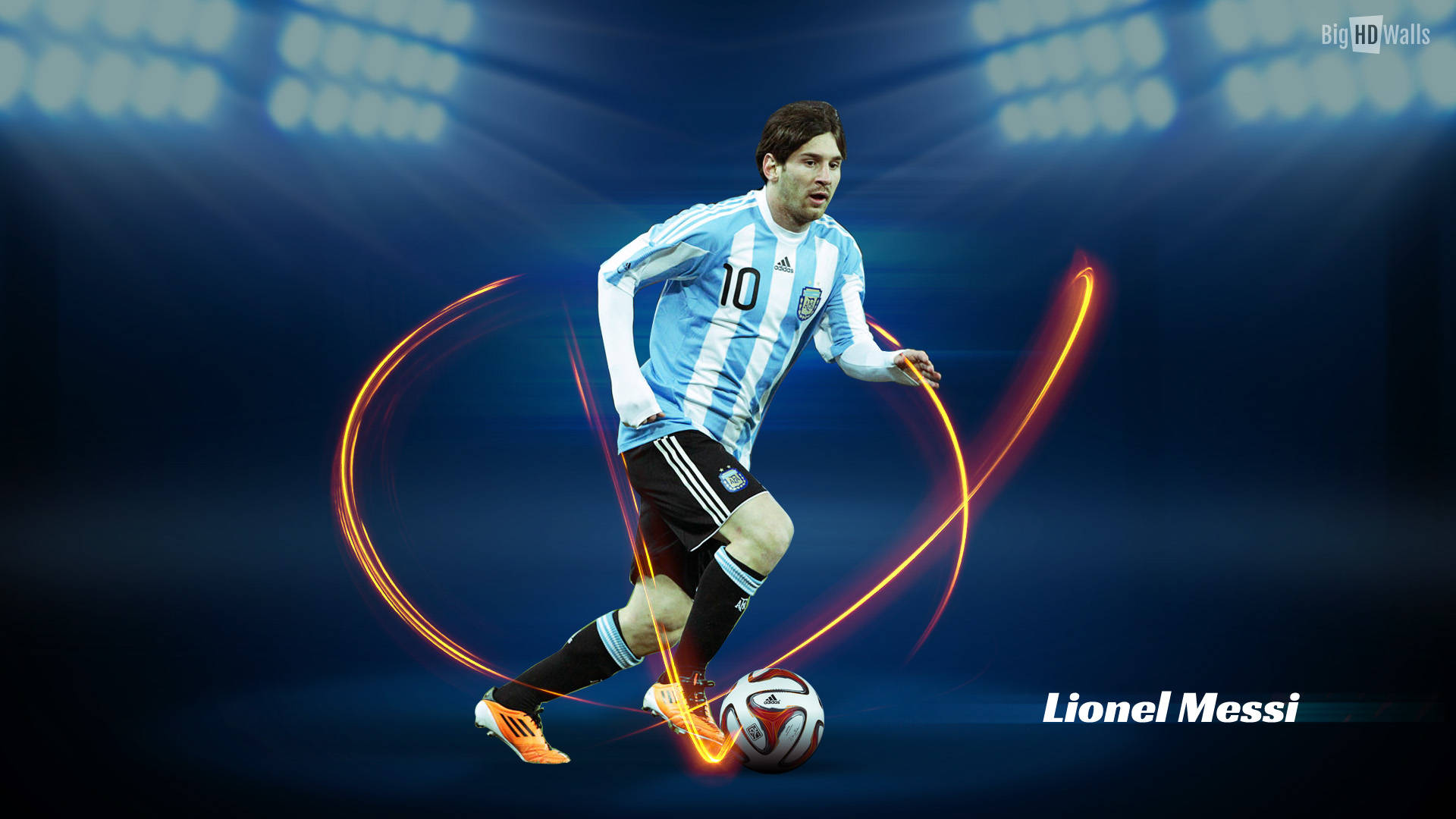 Lionel Messi sa AFA Jersey Wallpaper