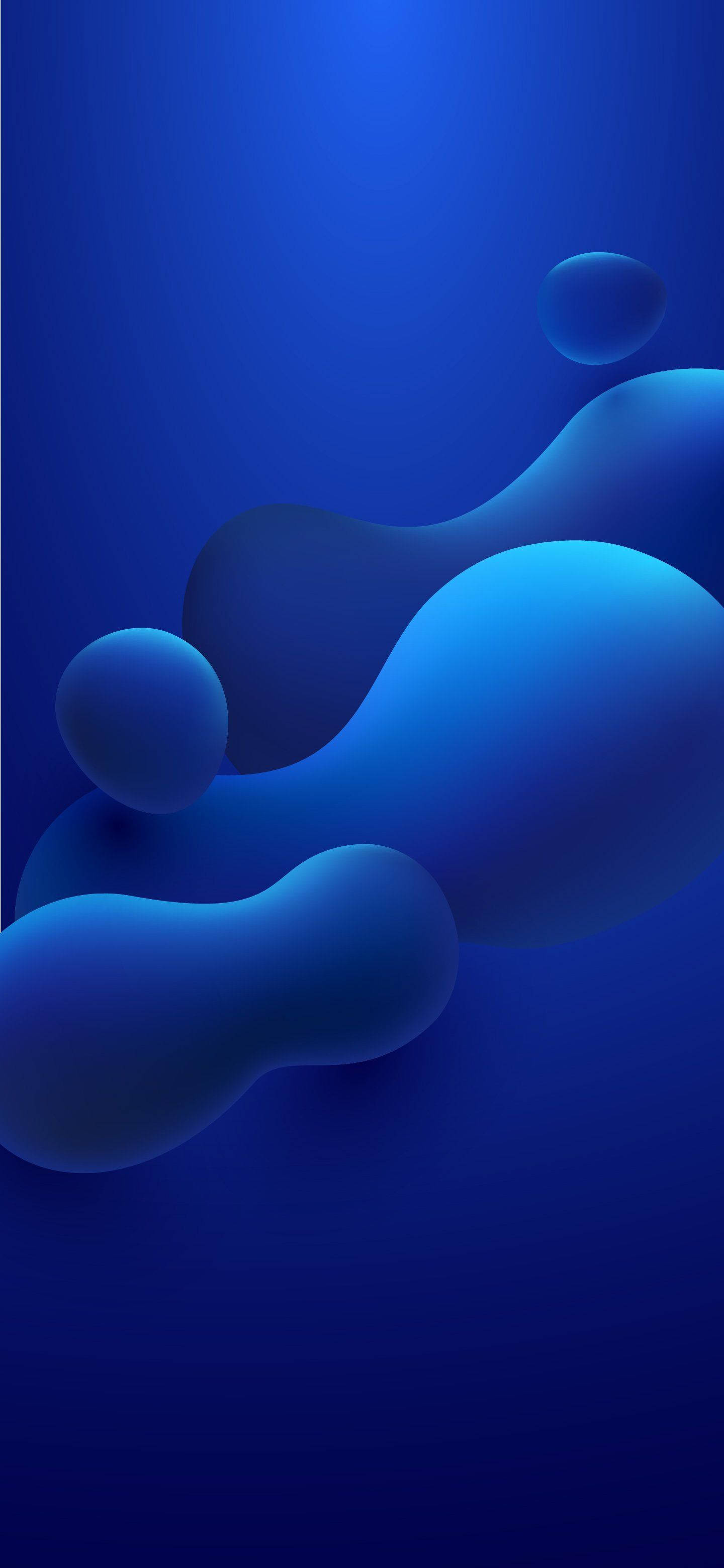 Liquid Blue iPhone Wallpaper