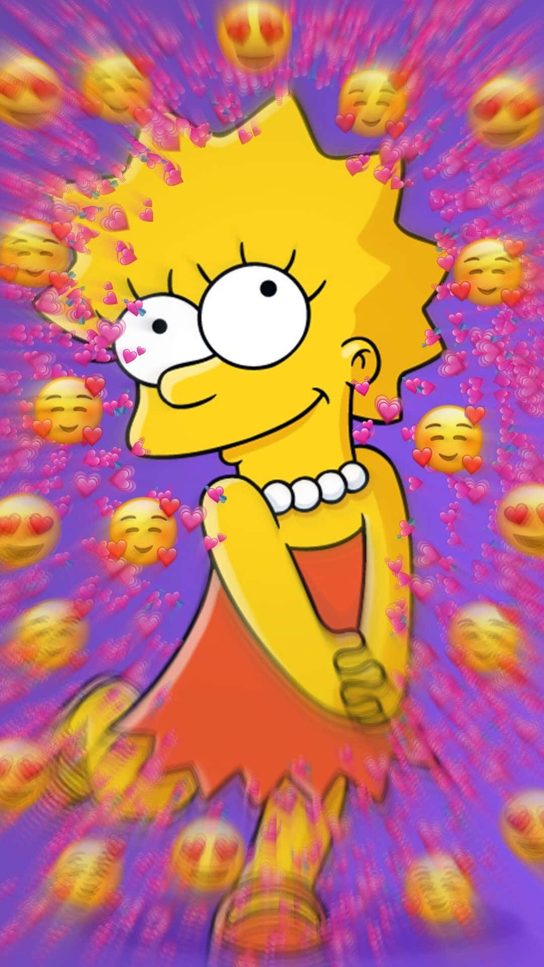 Lisa Simpson Sa Pag-ibig Aesthetic Mood Wallpaper