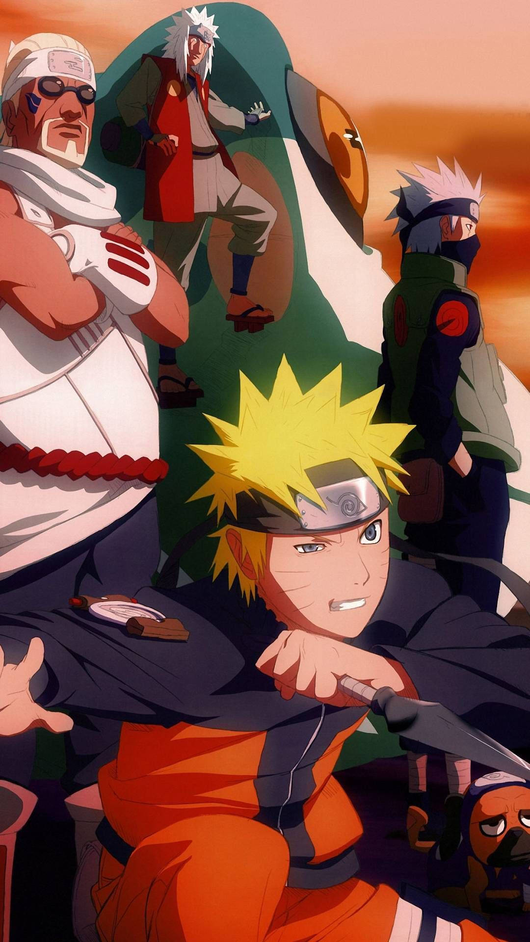 Live Portrait ng Naruto Cast Wallpaper