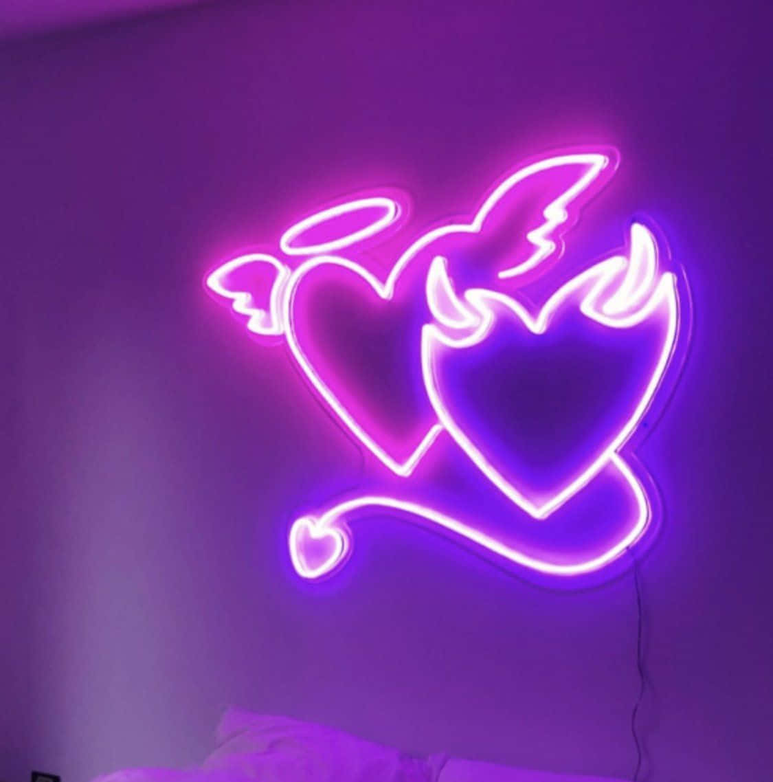 Liwanagan ang iyong buhay at istilo gamit ang Neon Aesthetics Wallpaper
