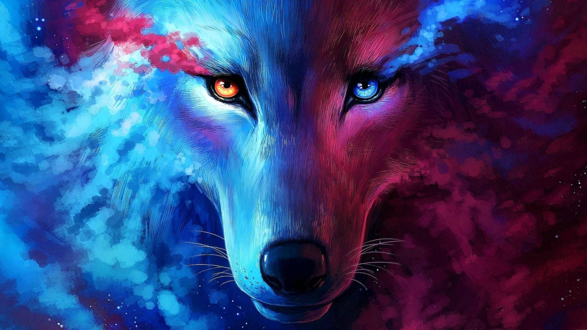 Lobo sa Cute Galaxy Wallpaper